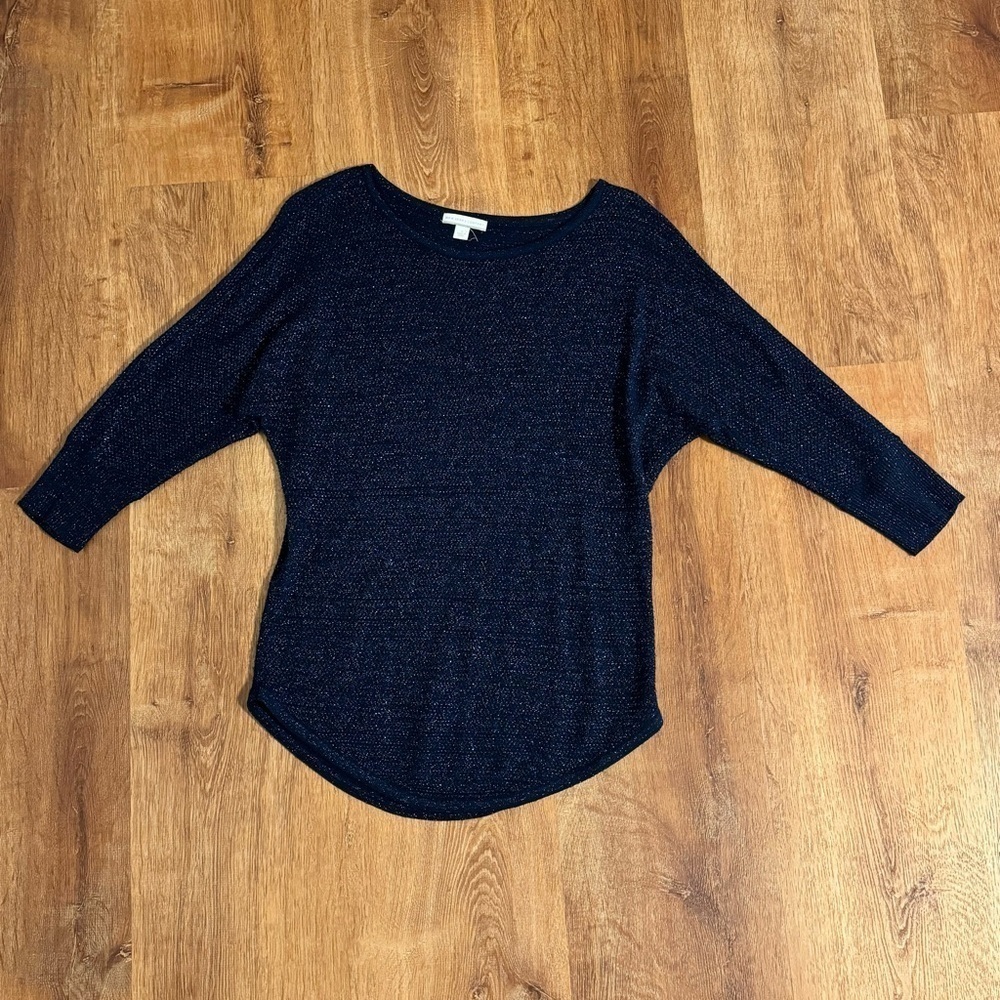 Lightweight Knit Dark Blue Top - Picture 6 of 11
